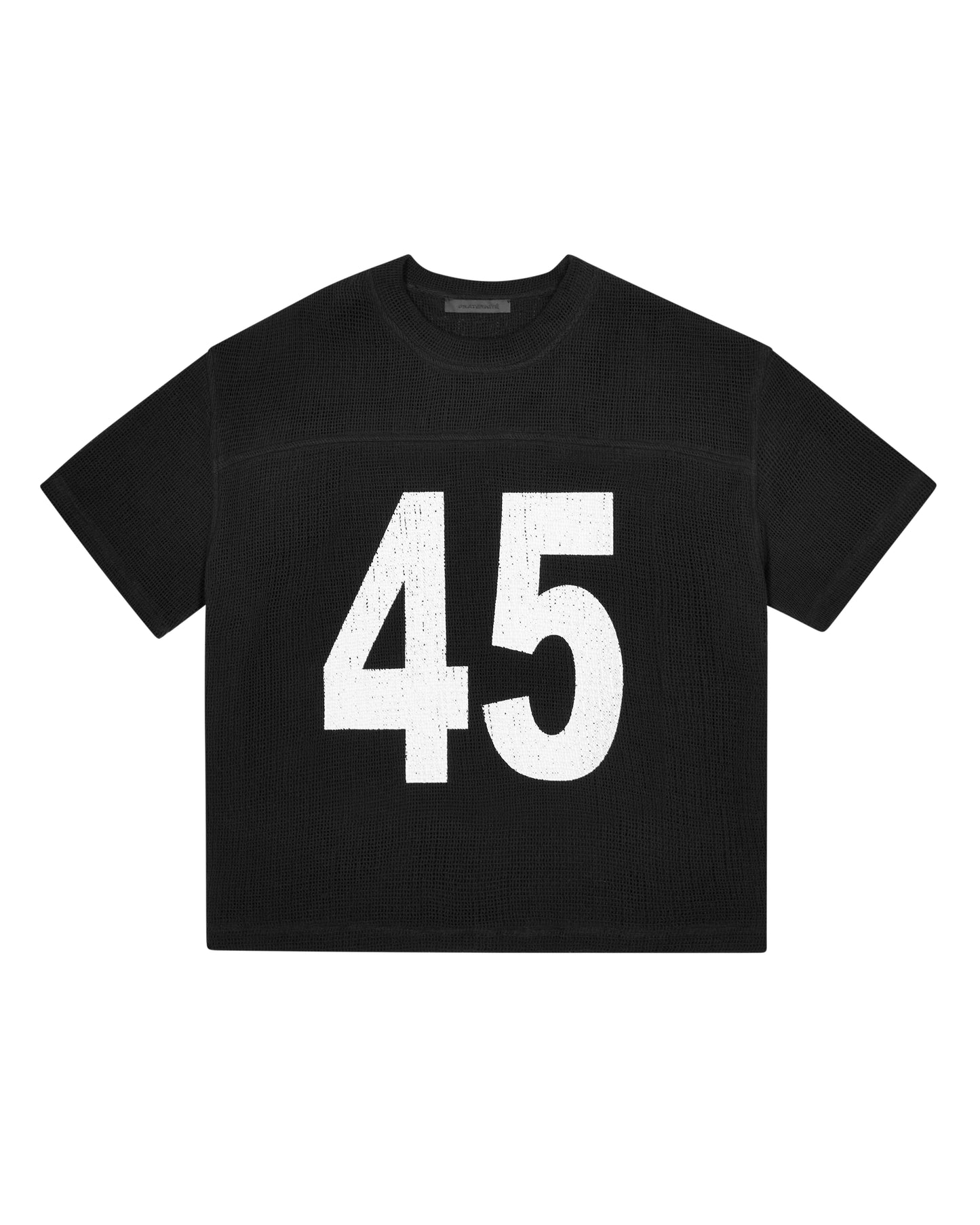 Jet Black Crochet T shirt