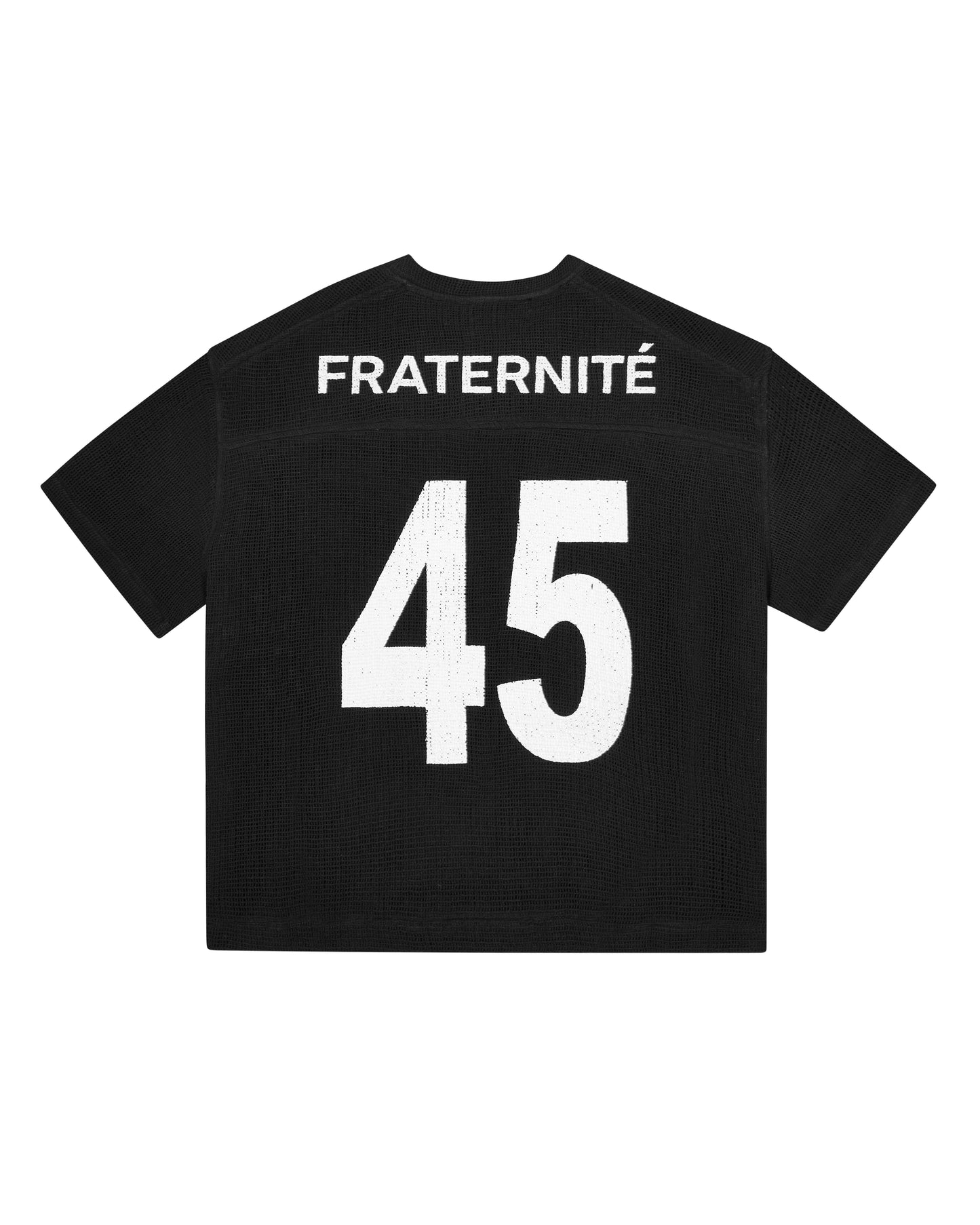 Jet Black Crochet T shirt