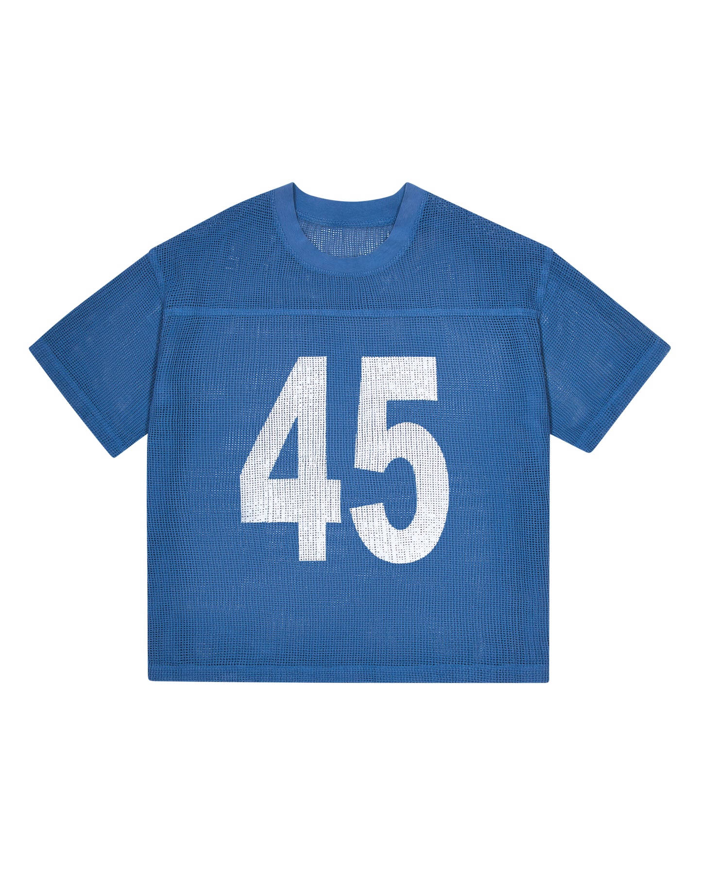 Royal Blue Crochet T Shirt