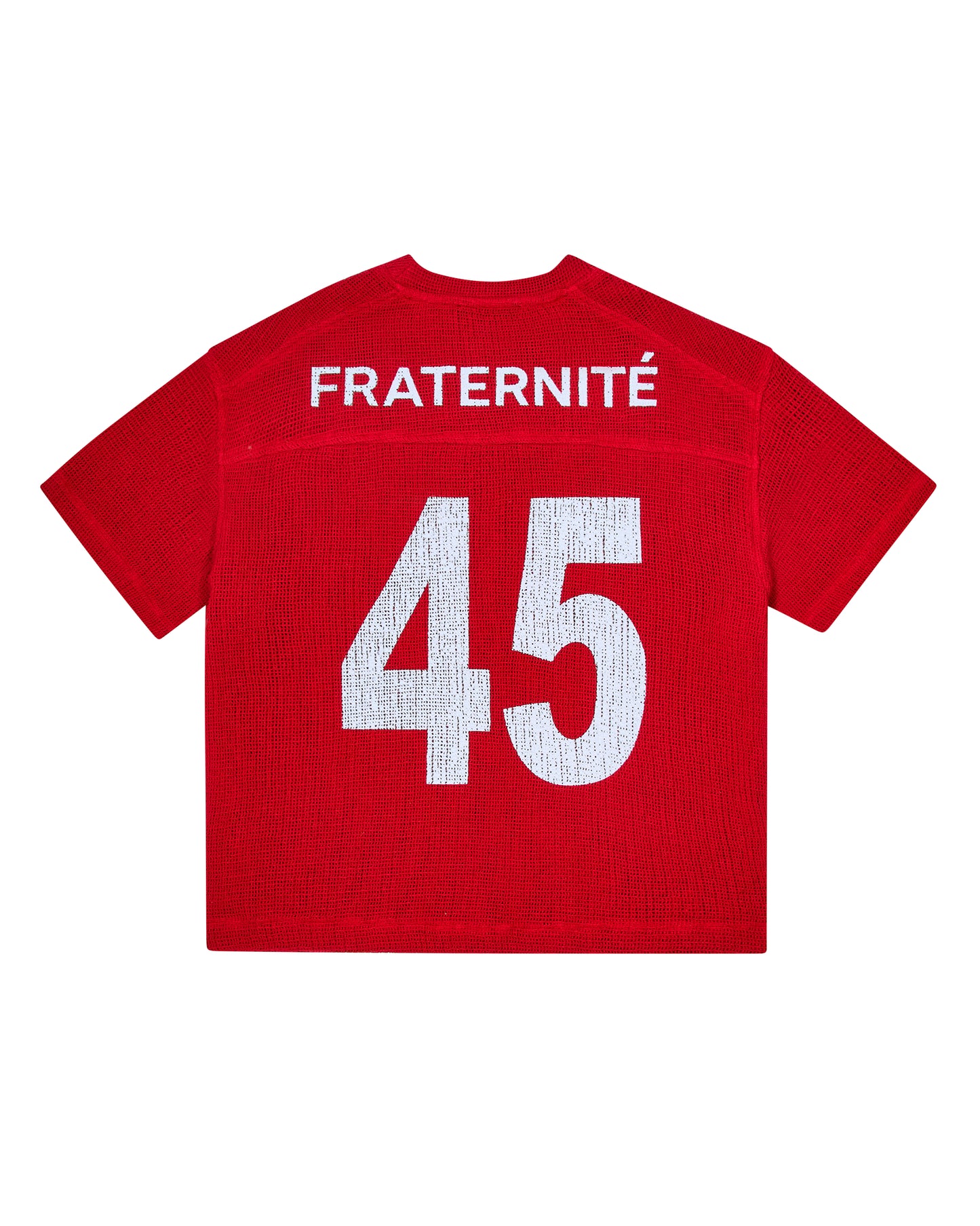 Cherry Red Crochet T Shirt
