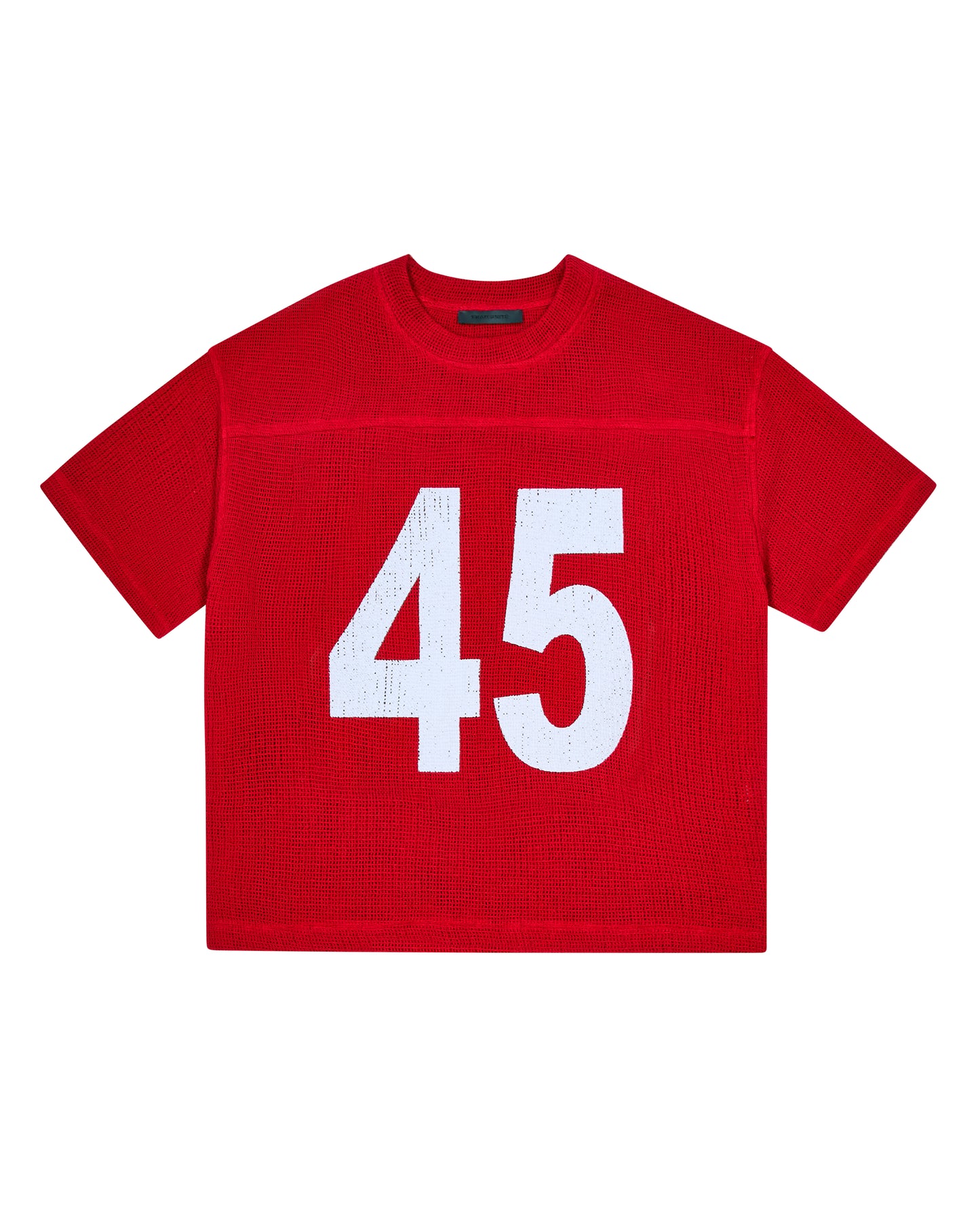 Cherry Red Crochet T Shirt
