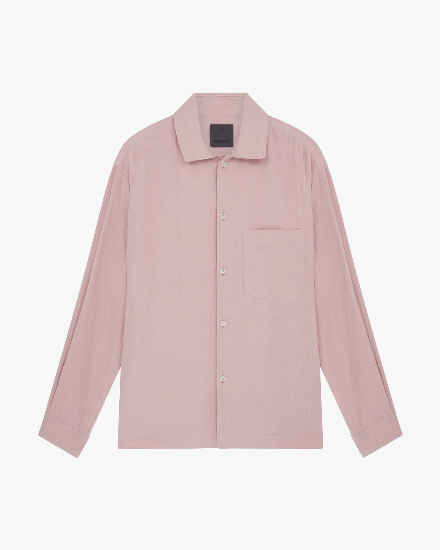 Relaxed Seersucker Camp Shirt