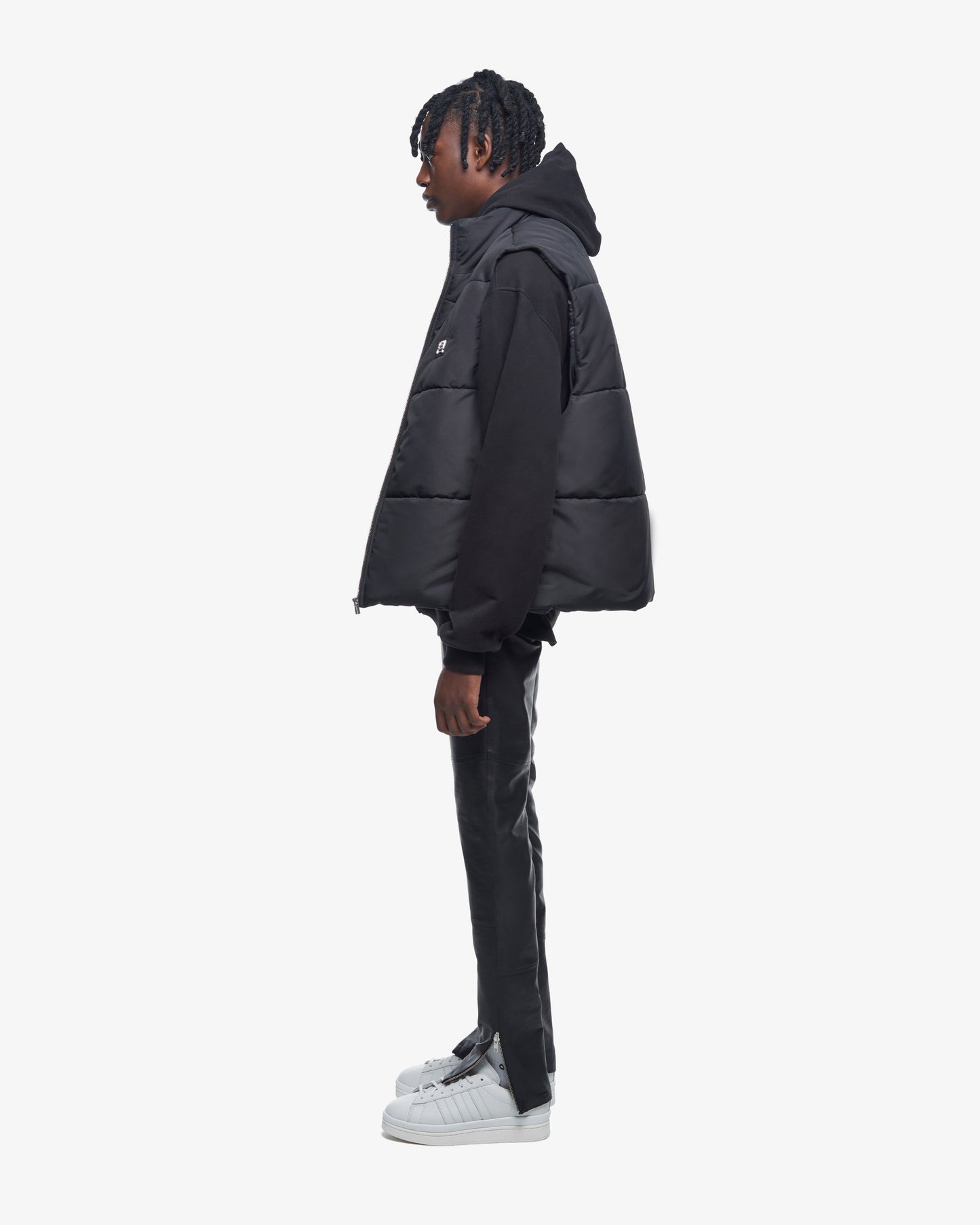 Black Puffer Gilet