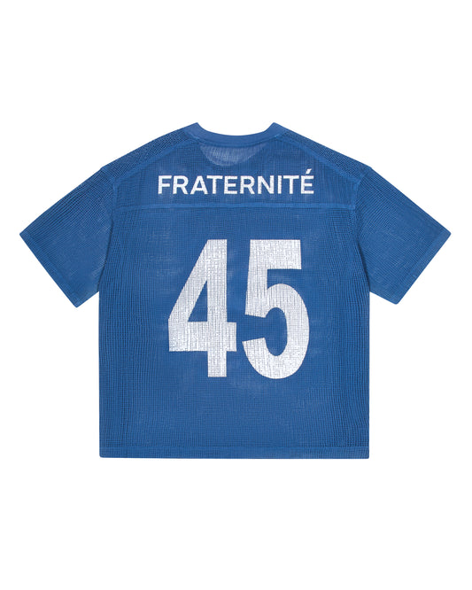 Royal Blue Crochet T Shirt