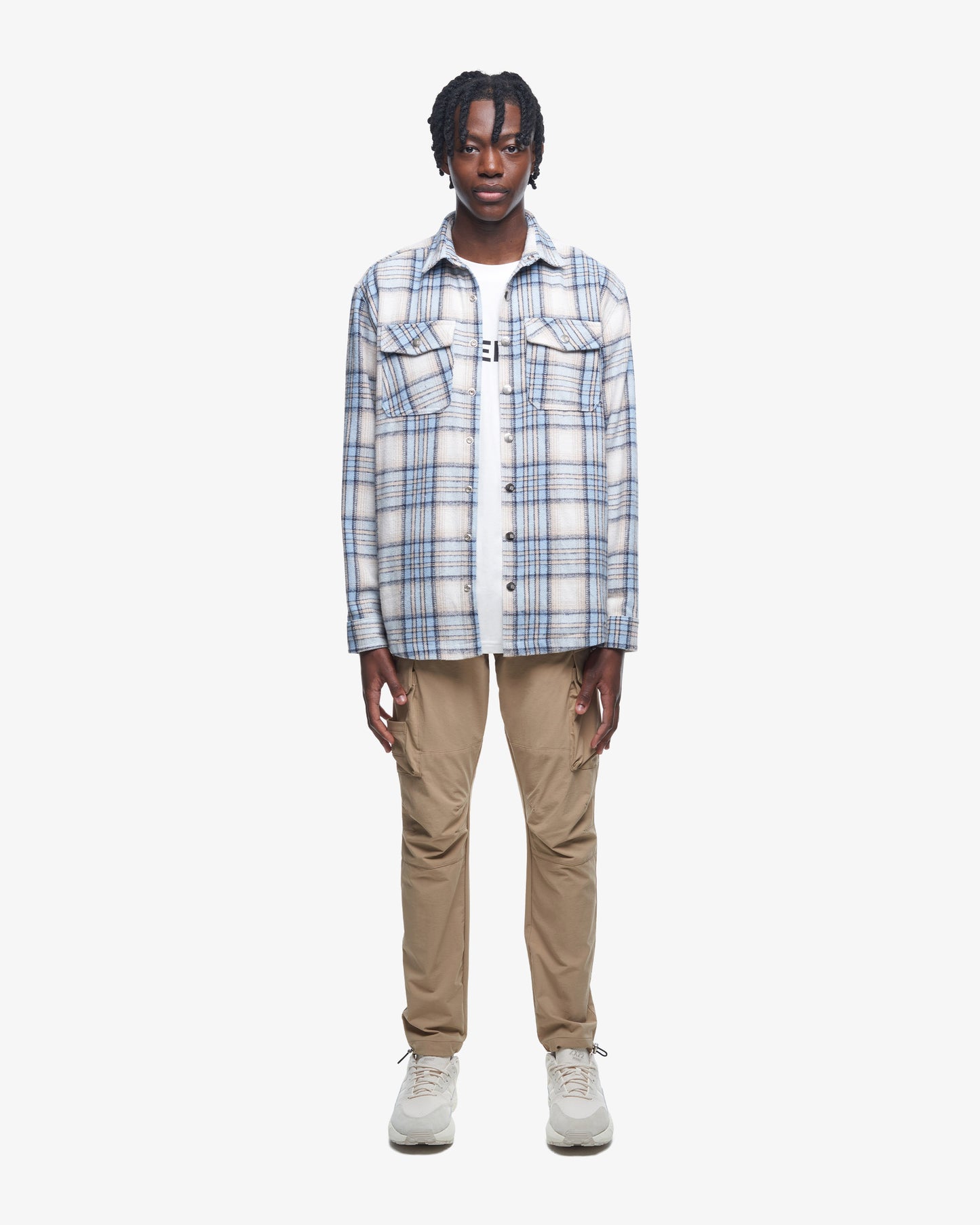 Brushed Wool Flannel Overshirt