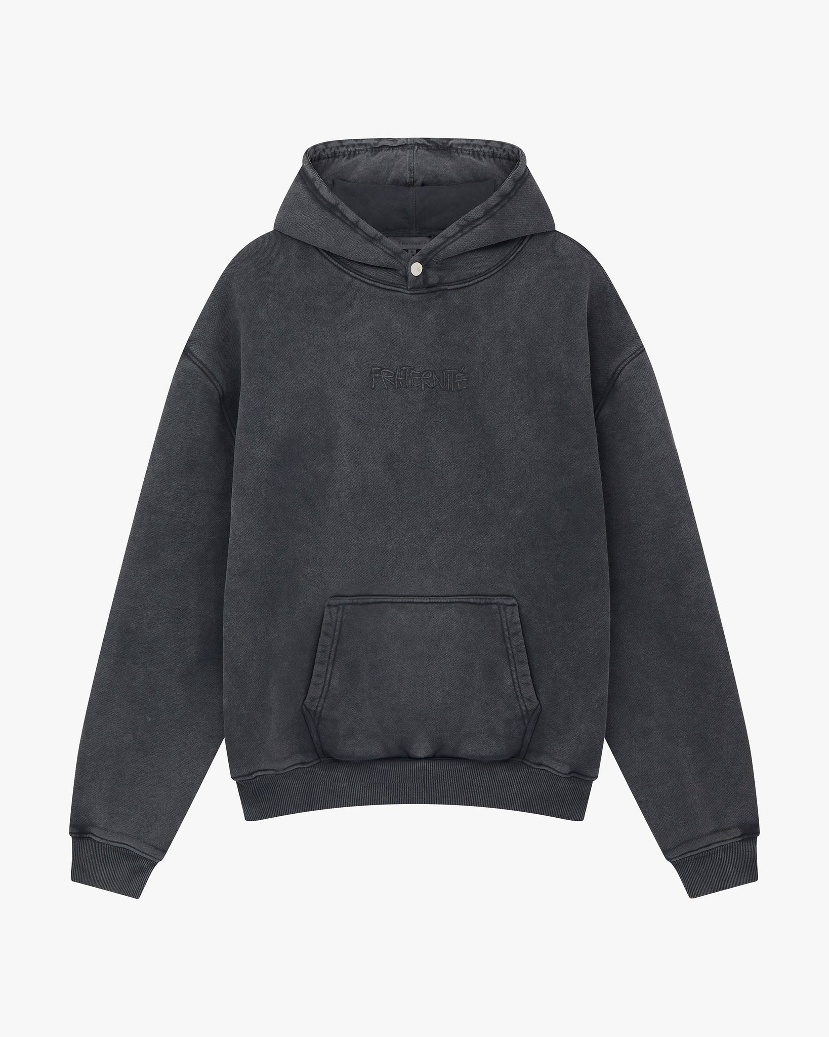 Vintage washed black hoodie Clearance