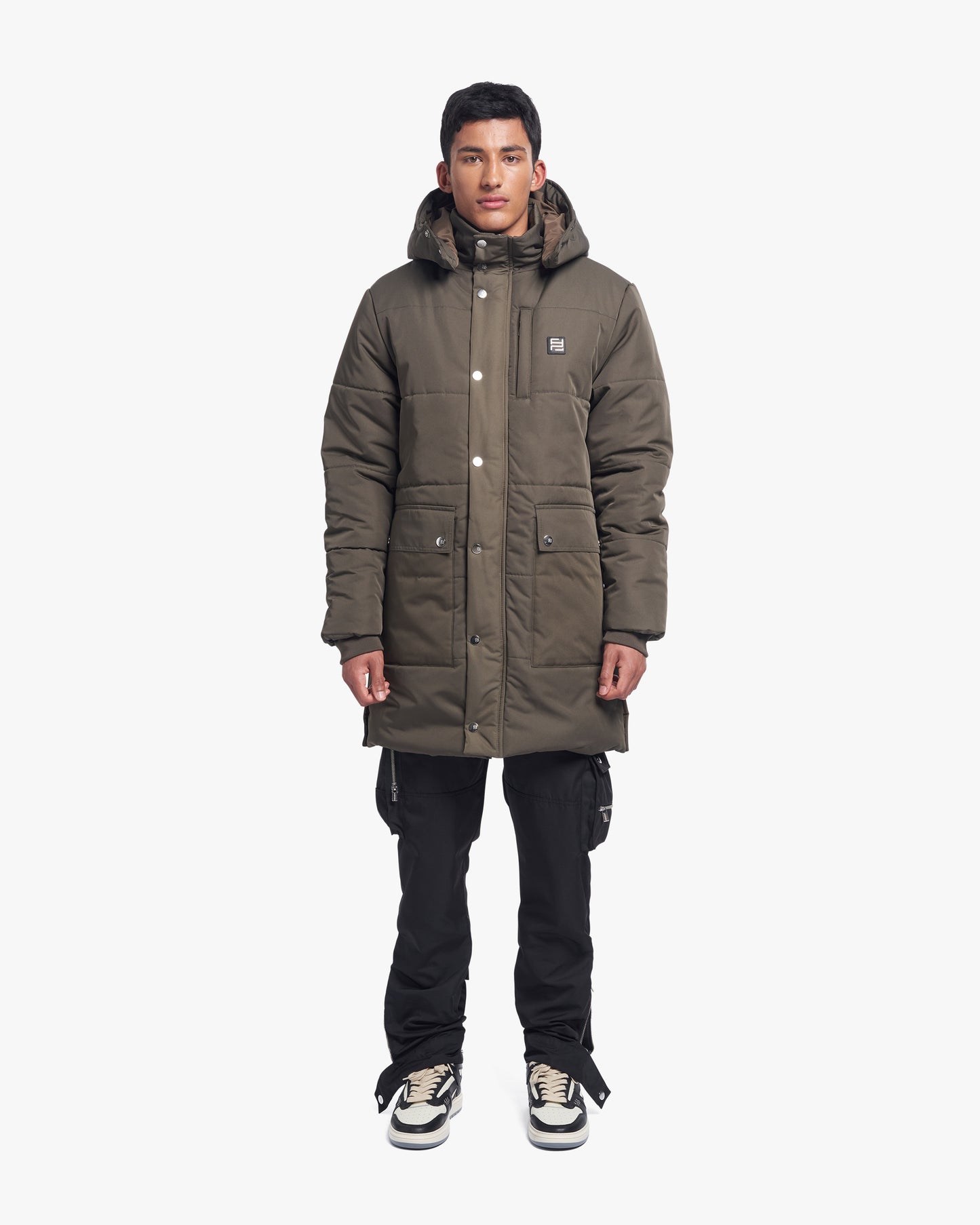 Nylon Puffer Coat