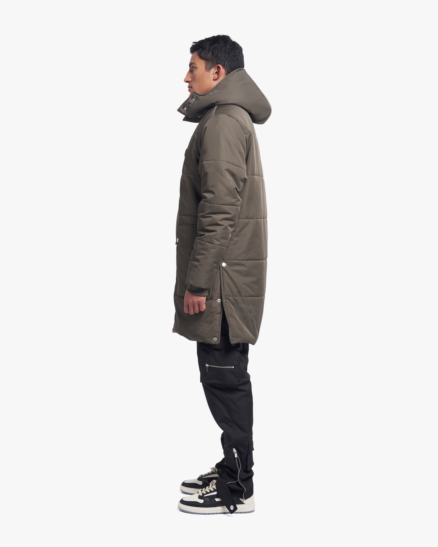 Nylon Puffer Coat