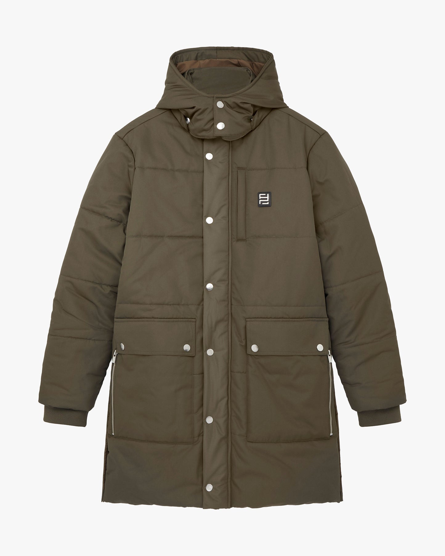 Nylon Puffer Coat